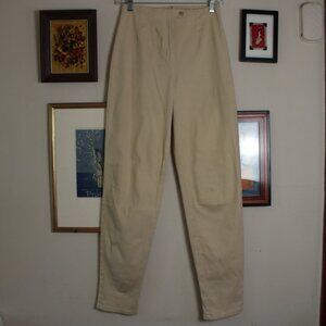 Moda Intl Vintage 90s Cream Trousers Size 4